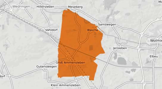 Mietspiegelkarte Gross Ammensleben